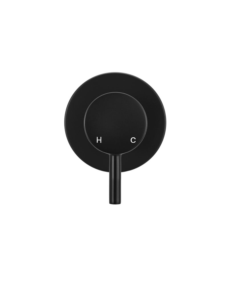 Meir Round Wall Mixer Short Pin-lever Finish Kit