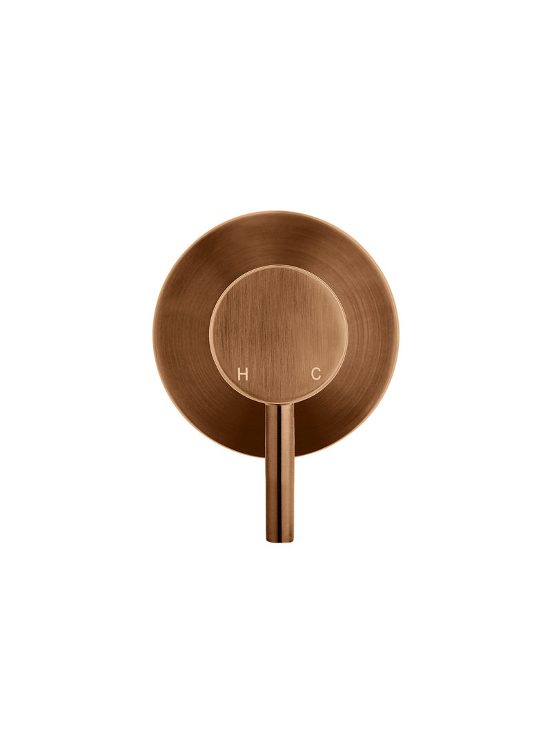 Meir Round Wall Mixer Short Pin-lever Finish Kit