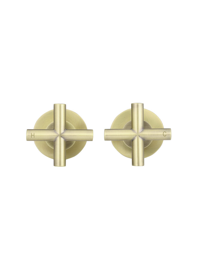 Meir Cross Handle Jumper Valve Wall Top Assemblies