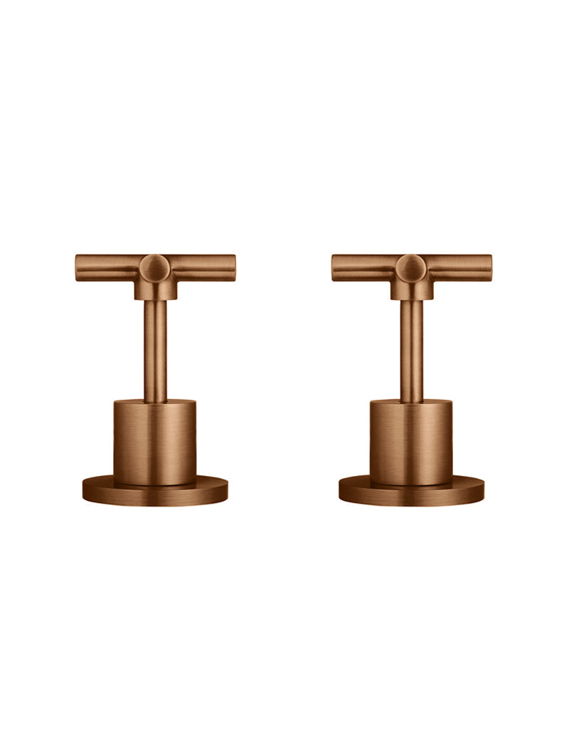 Meir Cross Handle Jumper Valve Wall Top Assemblies