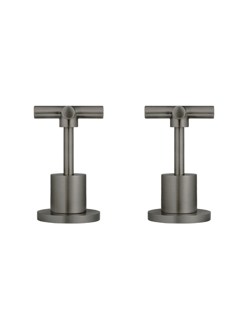 Meir Cross Handle Jumper Valve Wall Top Assemblies
