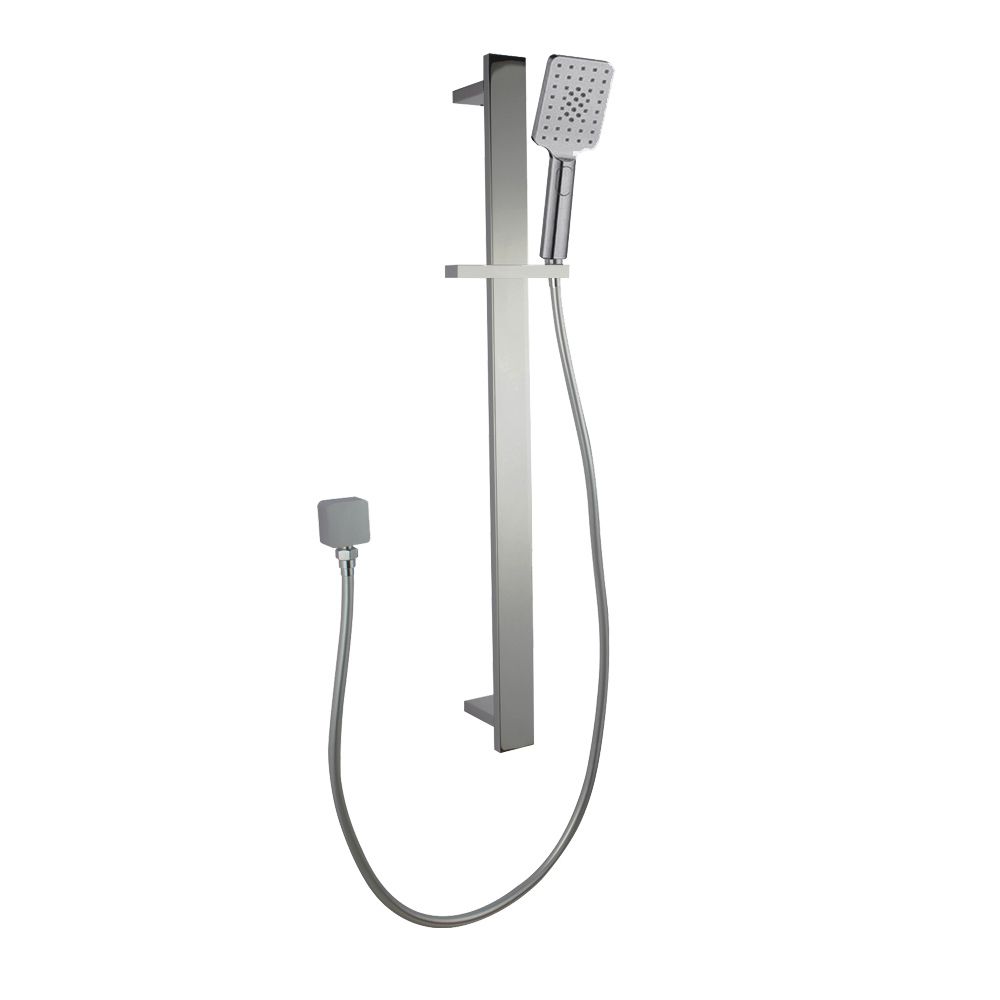 Norico Bellino Brushed Nickel Square Handheld Shower Rail Set