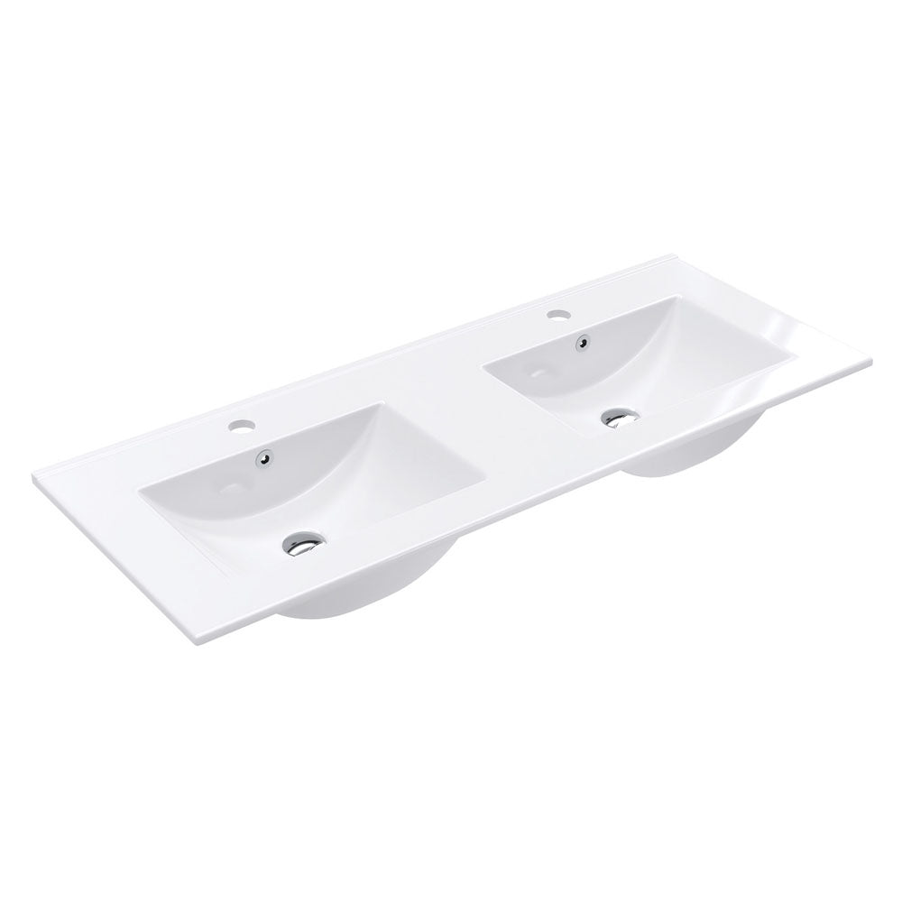 Fienza Dolce Full Depth Ceramic Basin Top - 600 / 750 / 900 / 1000 / 1200 / 1500mm (Single & Double Options Available)