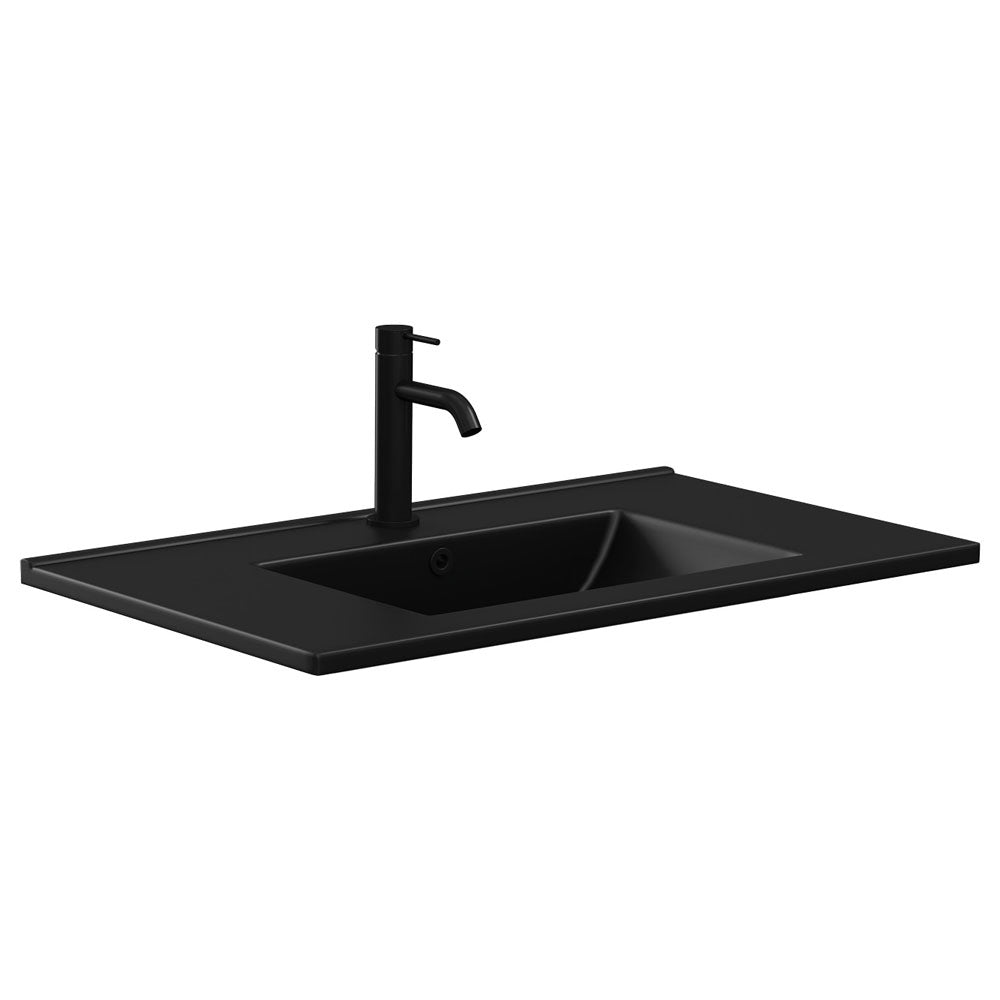Fienza Dolce Full Depth Ceramic Basin Top - 600 / 750 / 900 / 1000 / 1200 / 1500mm (Single & Double Options Available)