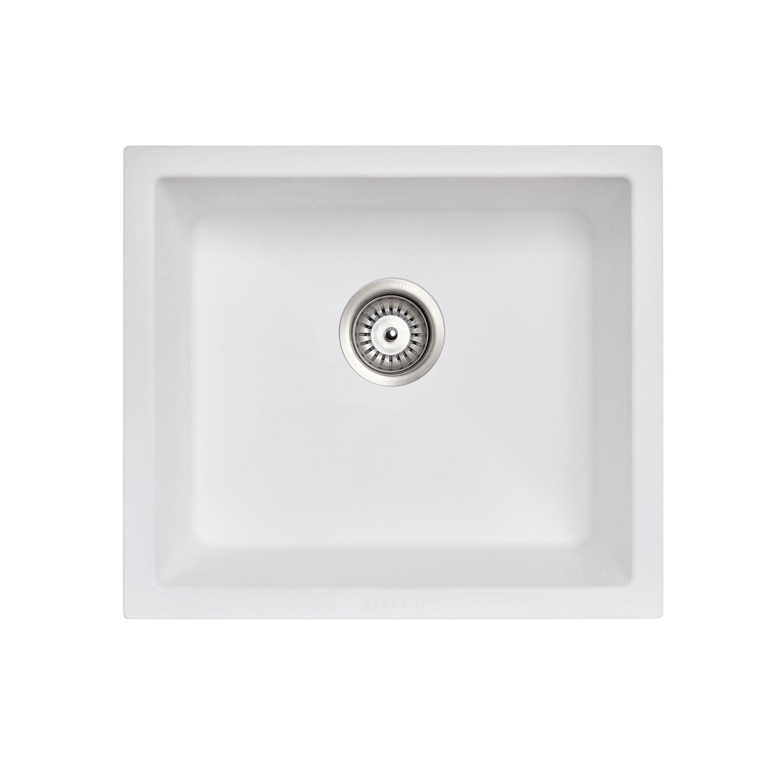 Carysil Salsa Single Bowl Granite Kitchen/Laundry Sink Top/Flush/Under Mount | 533 x 457 x 205mm