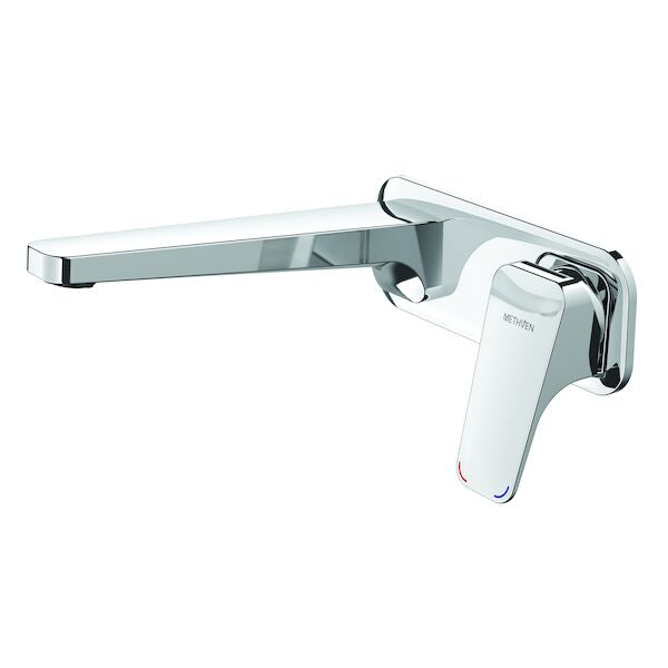 Methven Waipori Wall Mounted Basin Mixer with Plate