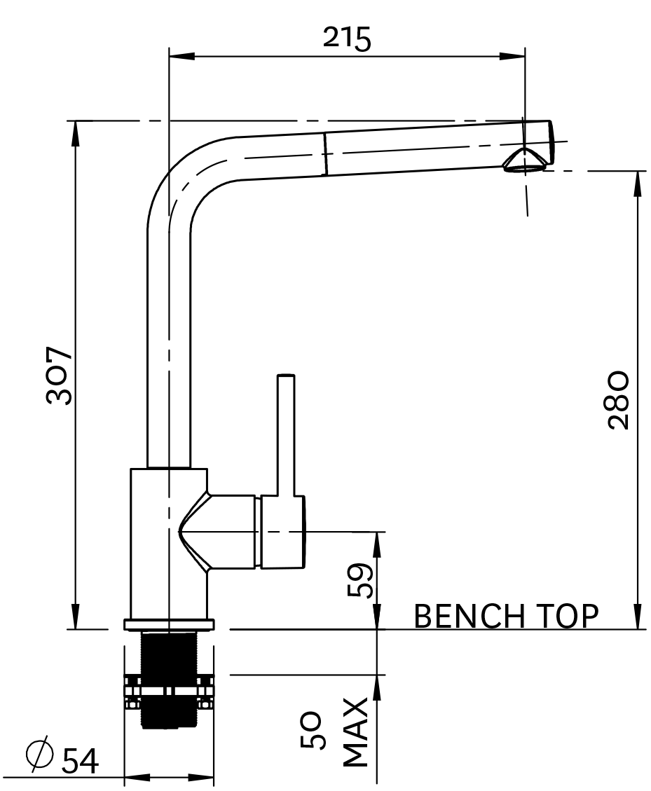 Methven Culinary Metro Sink Mixer - Lead Free