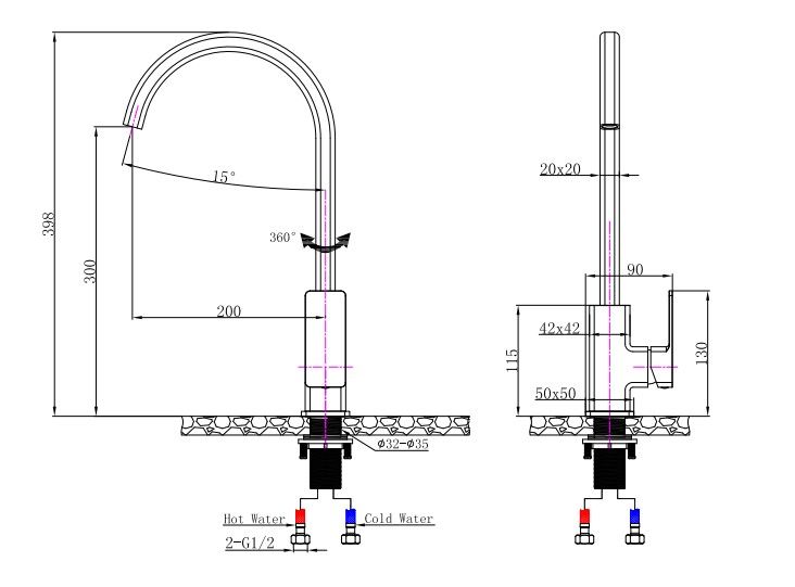 IVANO Series Kitchen Mixer