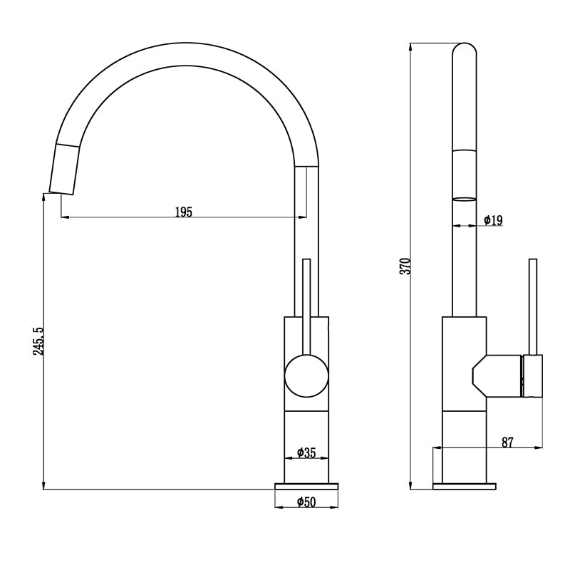 Aquaperla Standard Kitchen Mixer
