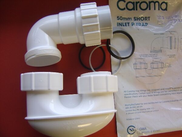 Caroma 50MM P TRAP SHORT INLET