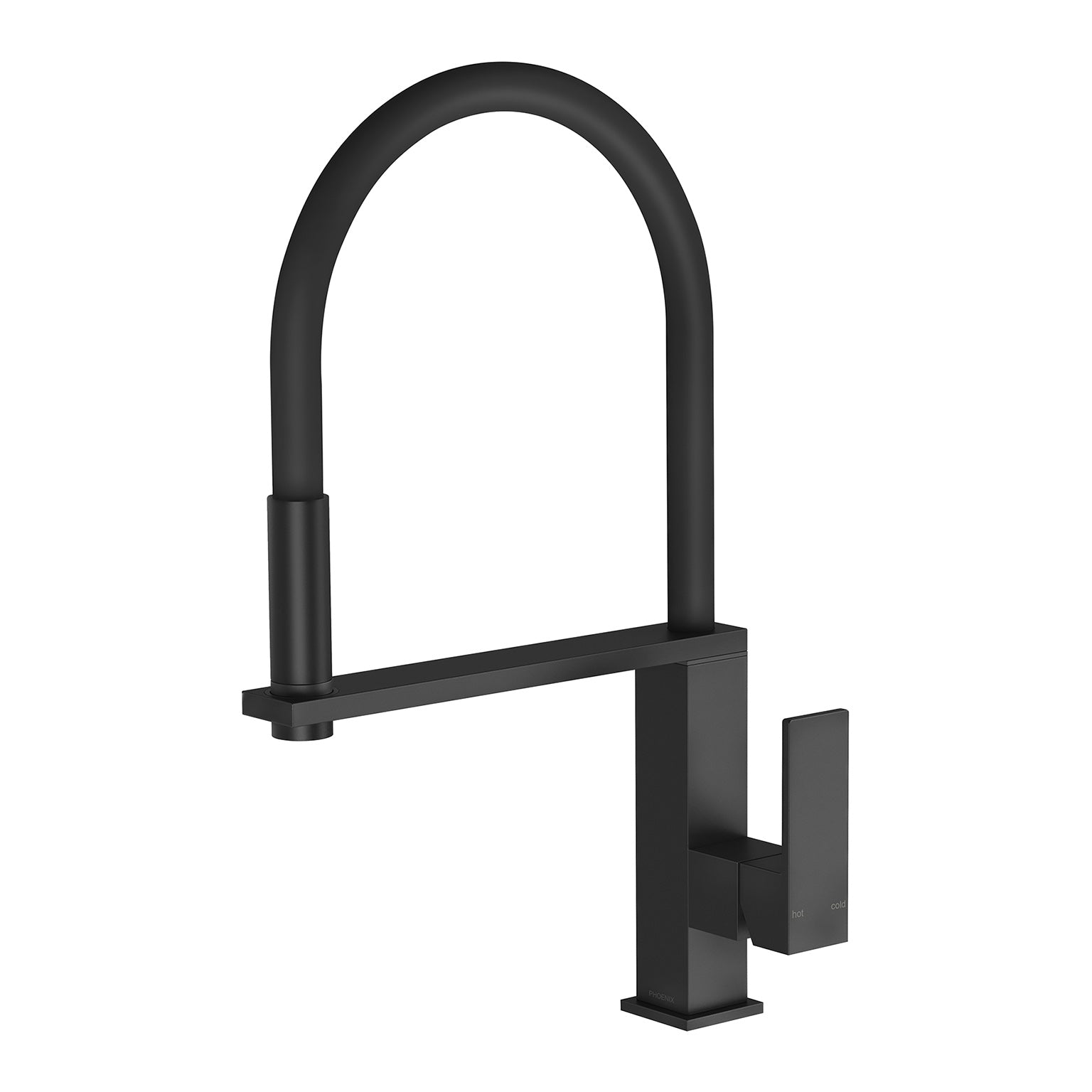 Phoenix Vezz Flexible Hose Sink Mixer 220mm Squareline – Lead Free