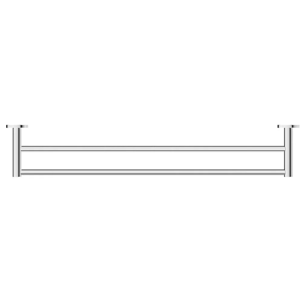 Bella Vista Mica Double Towel Rail -  800mm - Chrome