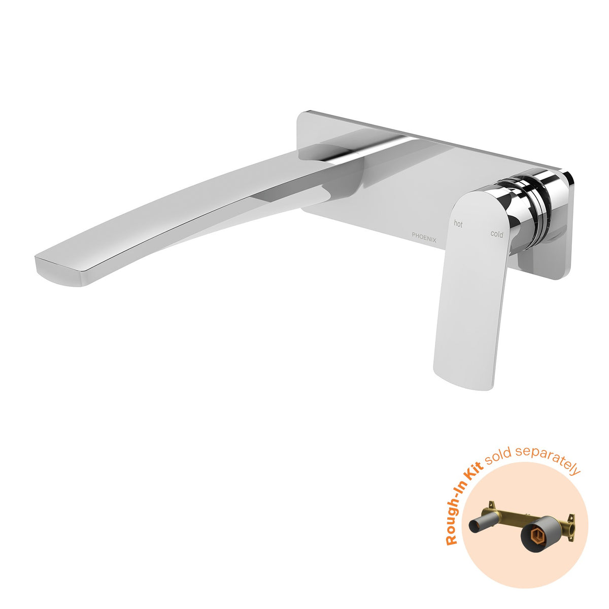 Phoenix Mekko SwitchMix Wall Basin / Bath Mixer Set 200mm (Fit-Off Kit Only) – Lead Free