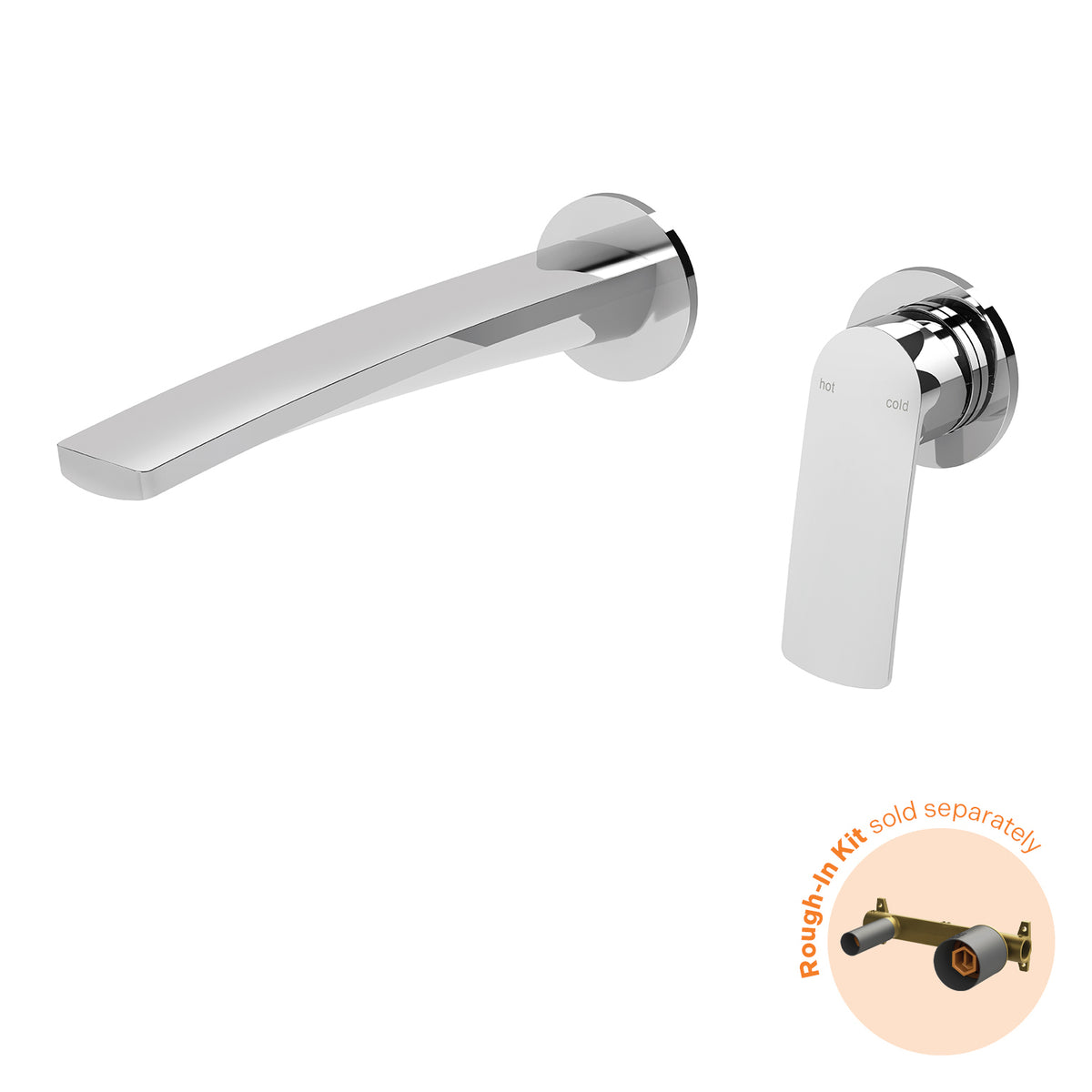 Phoenix Mekko SwitchMix Wall Basin / Bath Mixer Set 200mm Round Plates (Fit-Off Kit Only) – Lead Free