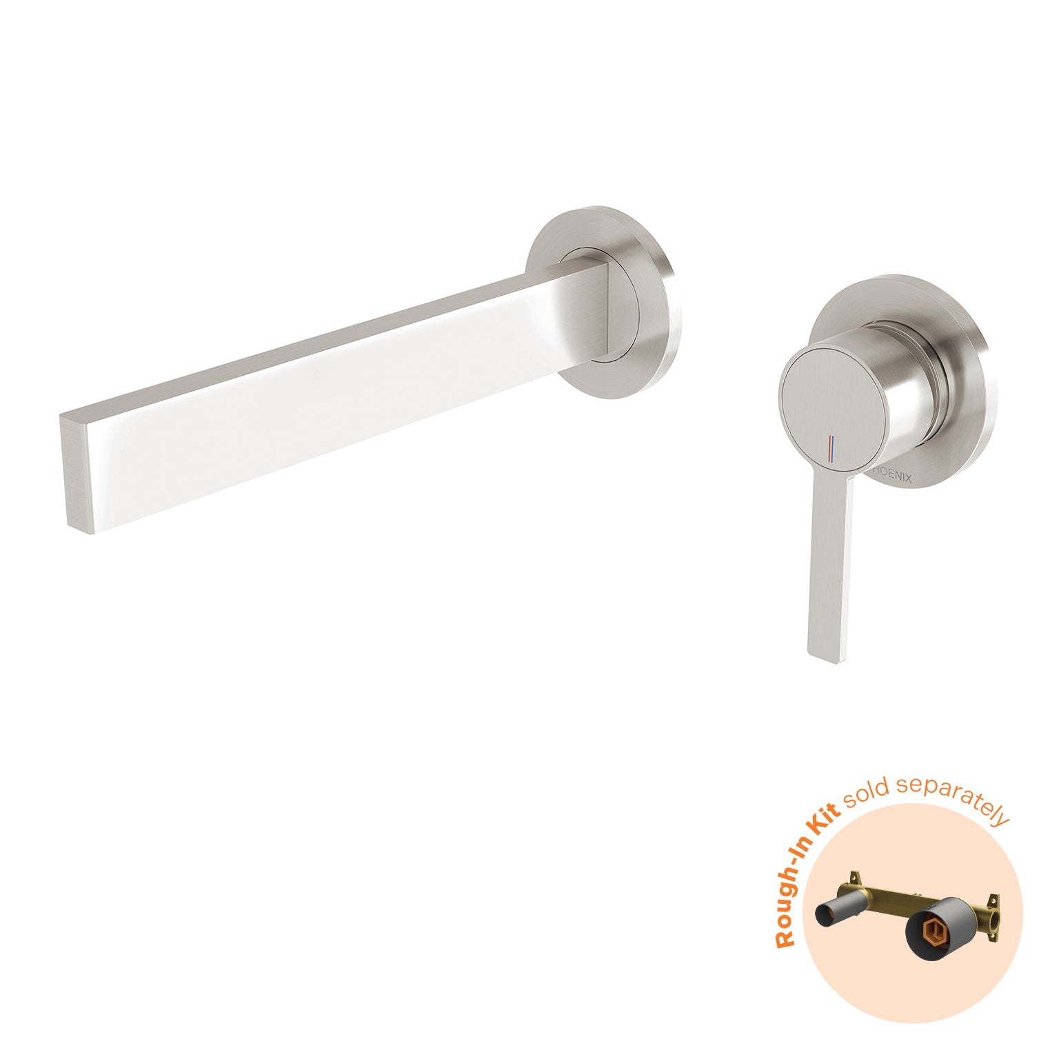 Phoenix Lexi MKII SwitchMix Wall Basin Mixer Set 200mm (Fit-Off Kit Only)