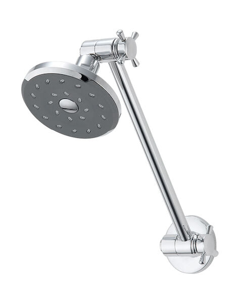 Methven KIRI HI-RISE SHOWER SATINJET CAPSTAN ARM GRAPHITE