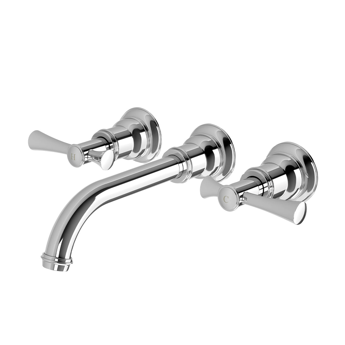 Phoenix Cromford Wall Basin / Bath Set 180mm – Lead Free