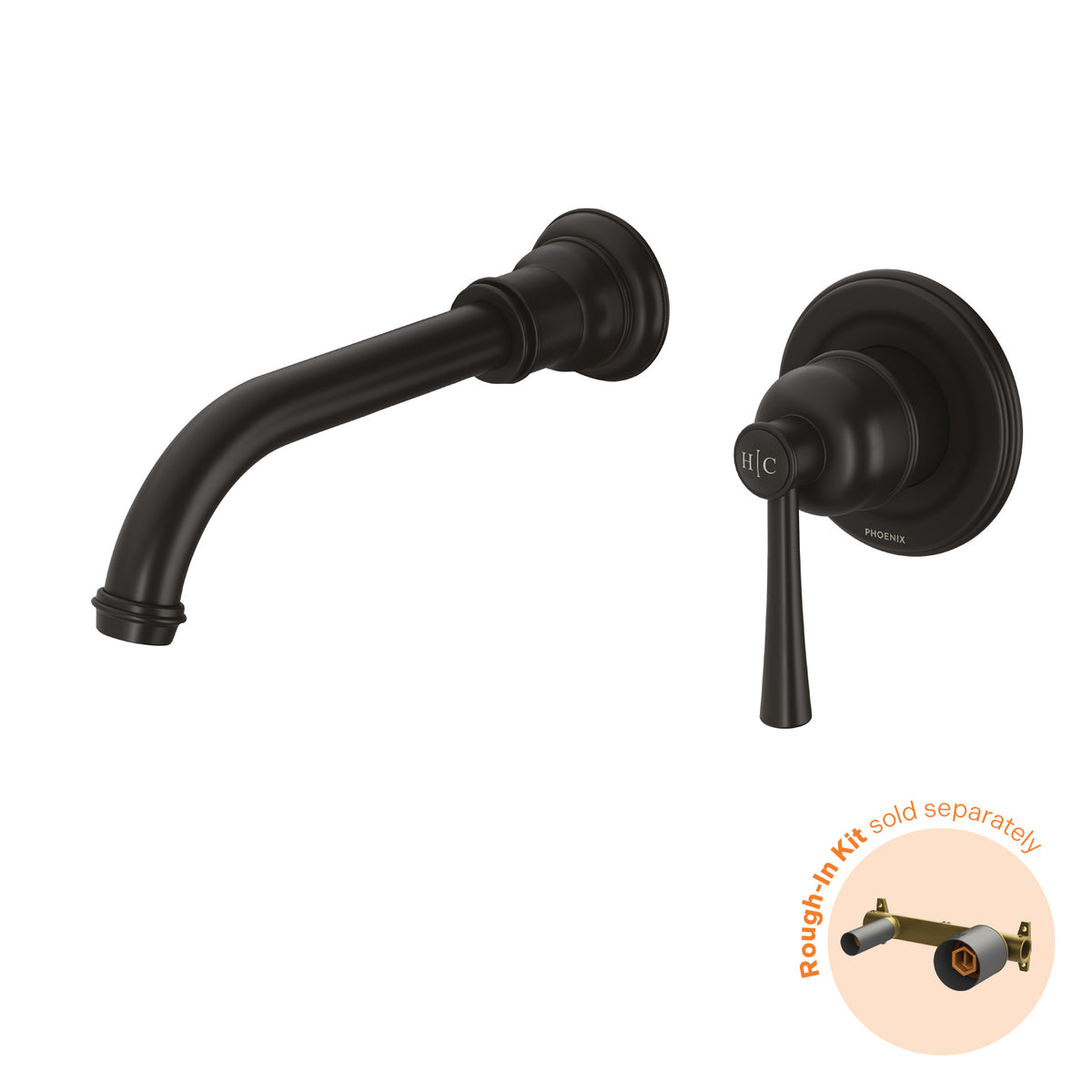 Phoenix Cromford SwitchMix Wall Basin / Bath Mixer Set 180mm (Fit-Off Kit Only) – Lead Free
