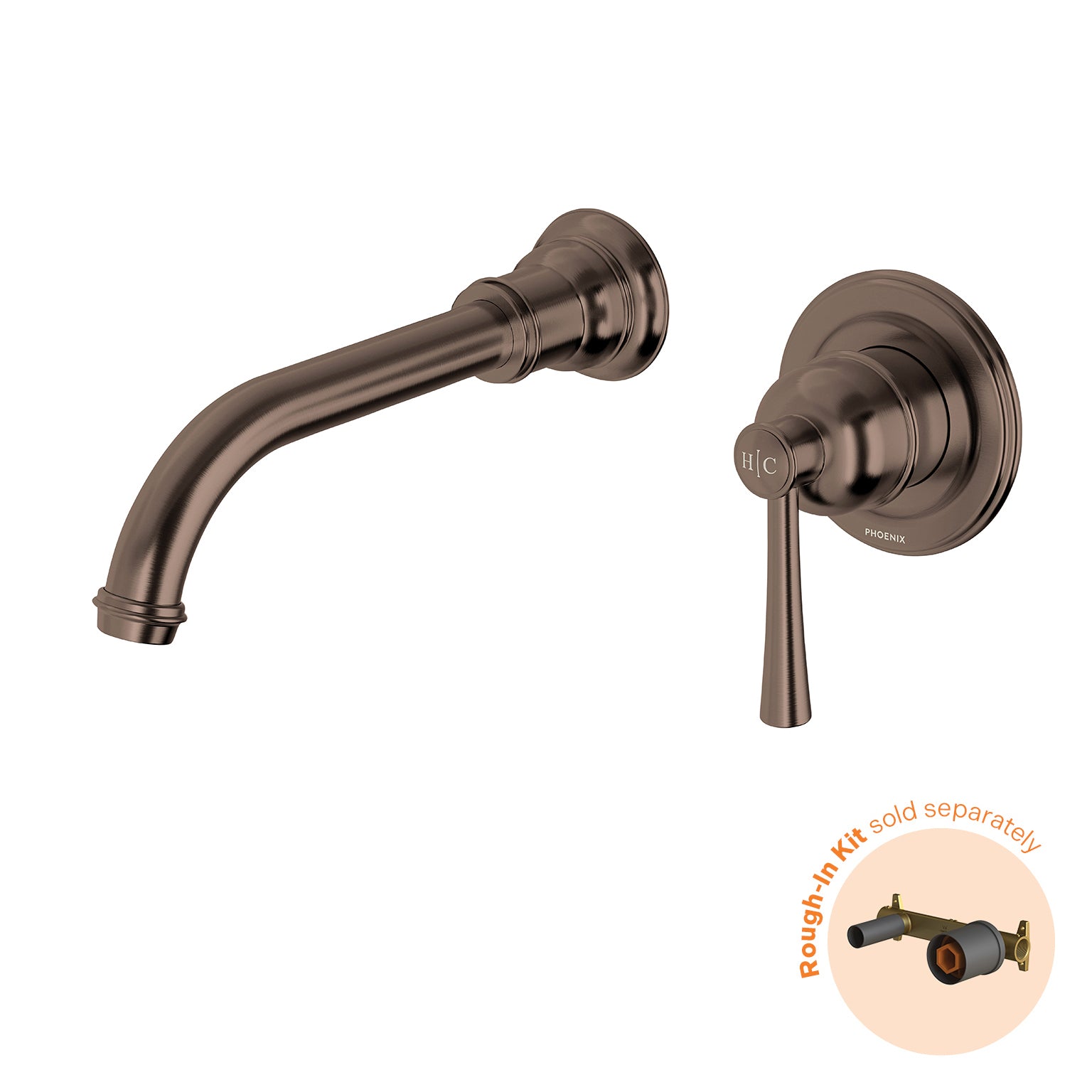 Phoenix Cromford SwitchMix Wall Basin / Bath Mixer Set 180mm (Fit-Off Kit Only) – Lead Free