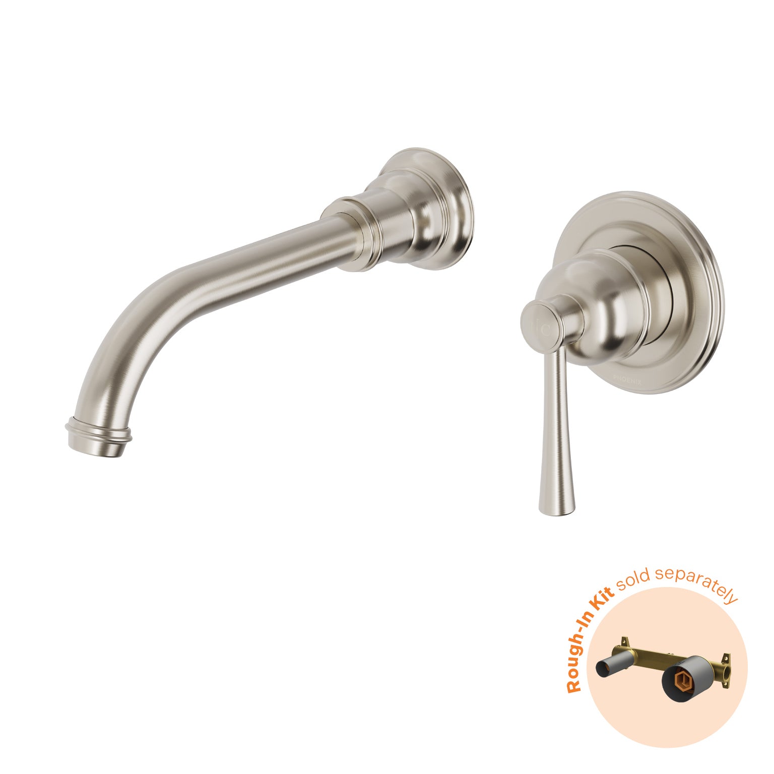 Phoenix Cromford SwitchMix Wall Basin / Bath Mixer Set 180mm (Fit-Off Kit Only) – Lead Free