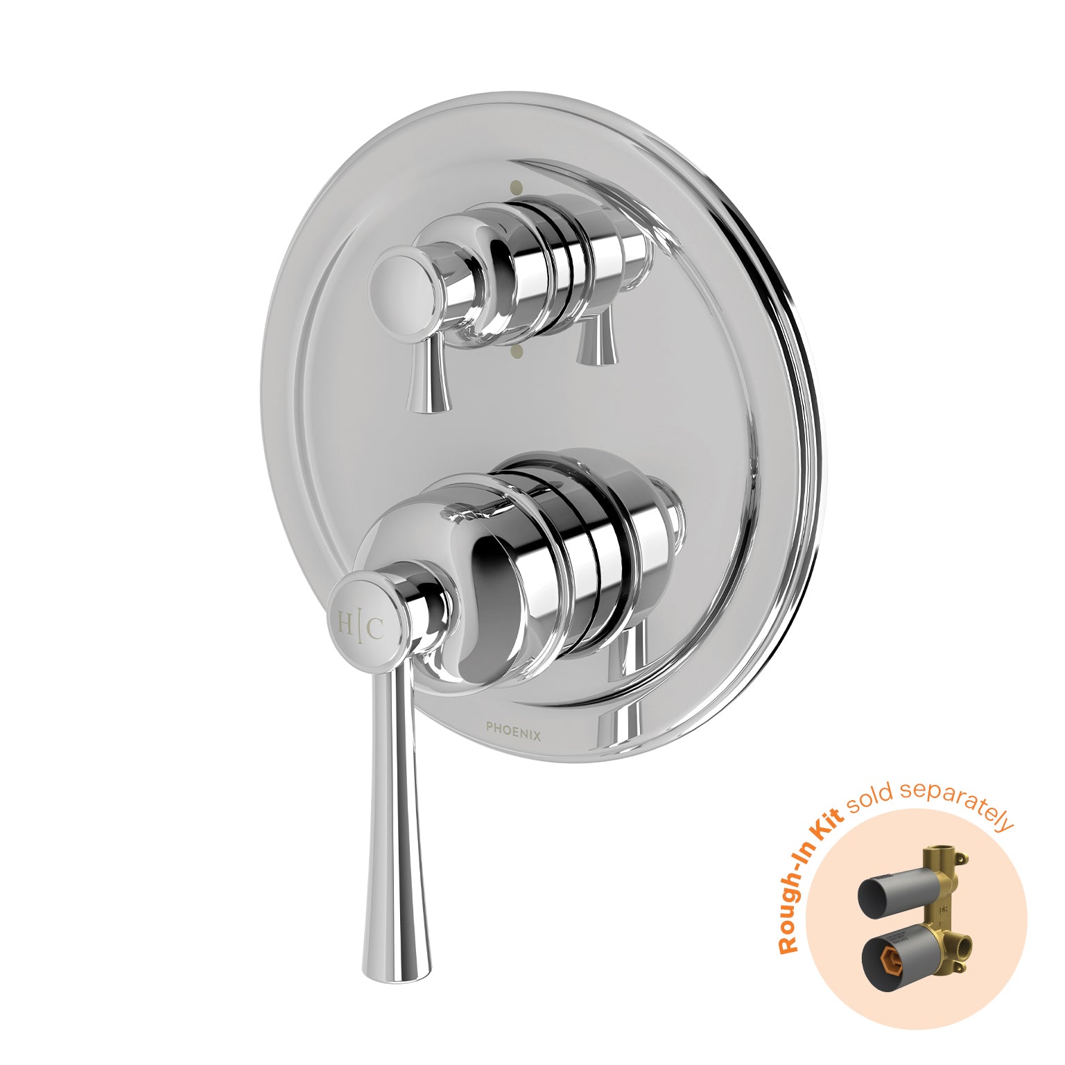 Phoenix Cromford SwitchMix Shower / Bath Diverter Mixer (Fit-Off Kit Only)
