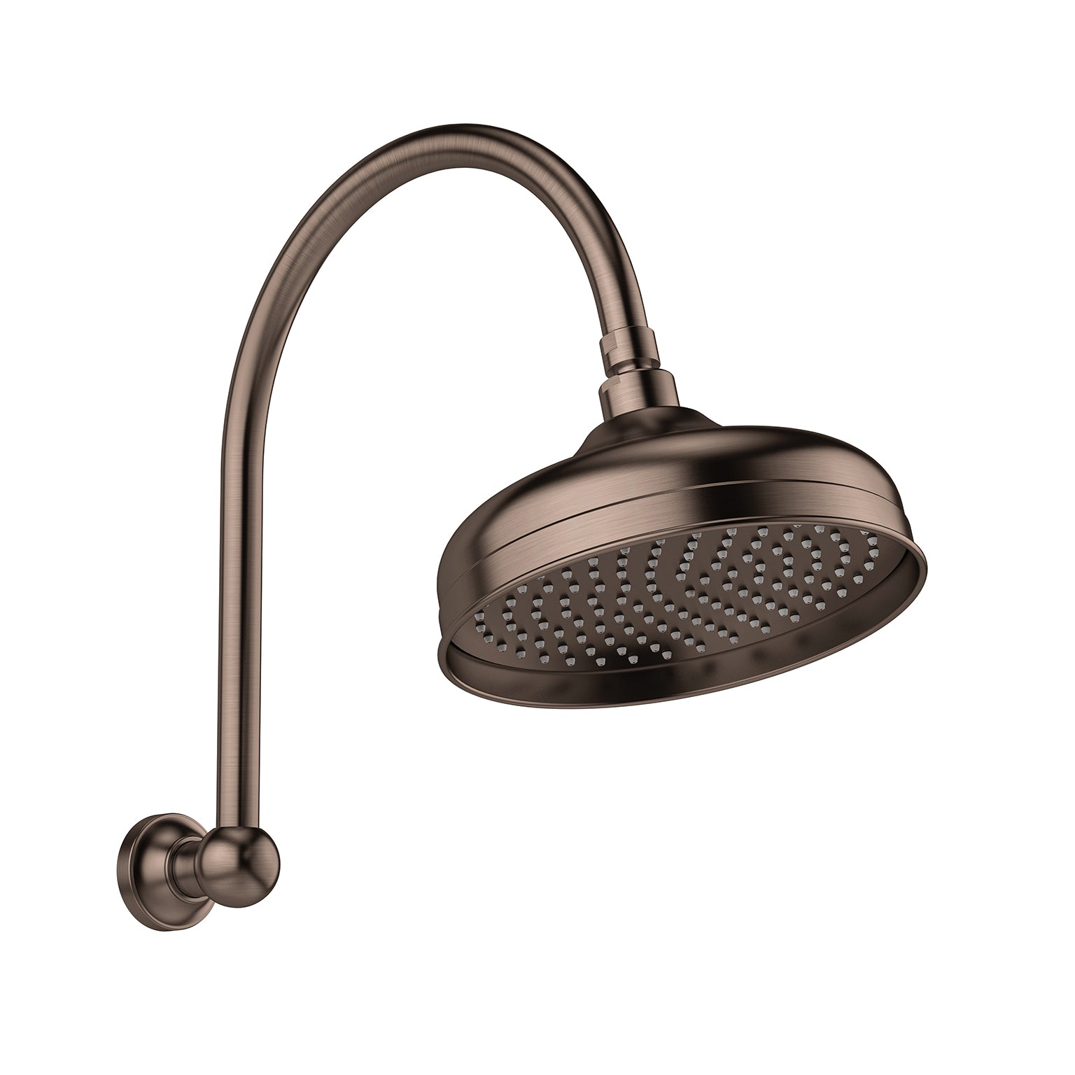 Phoenix Cromford High-Rise Shower Arm and Rose 210mm