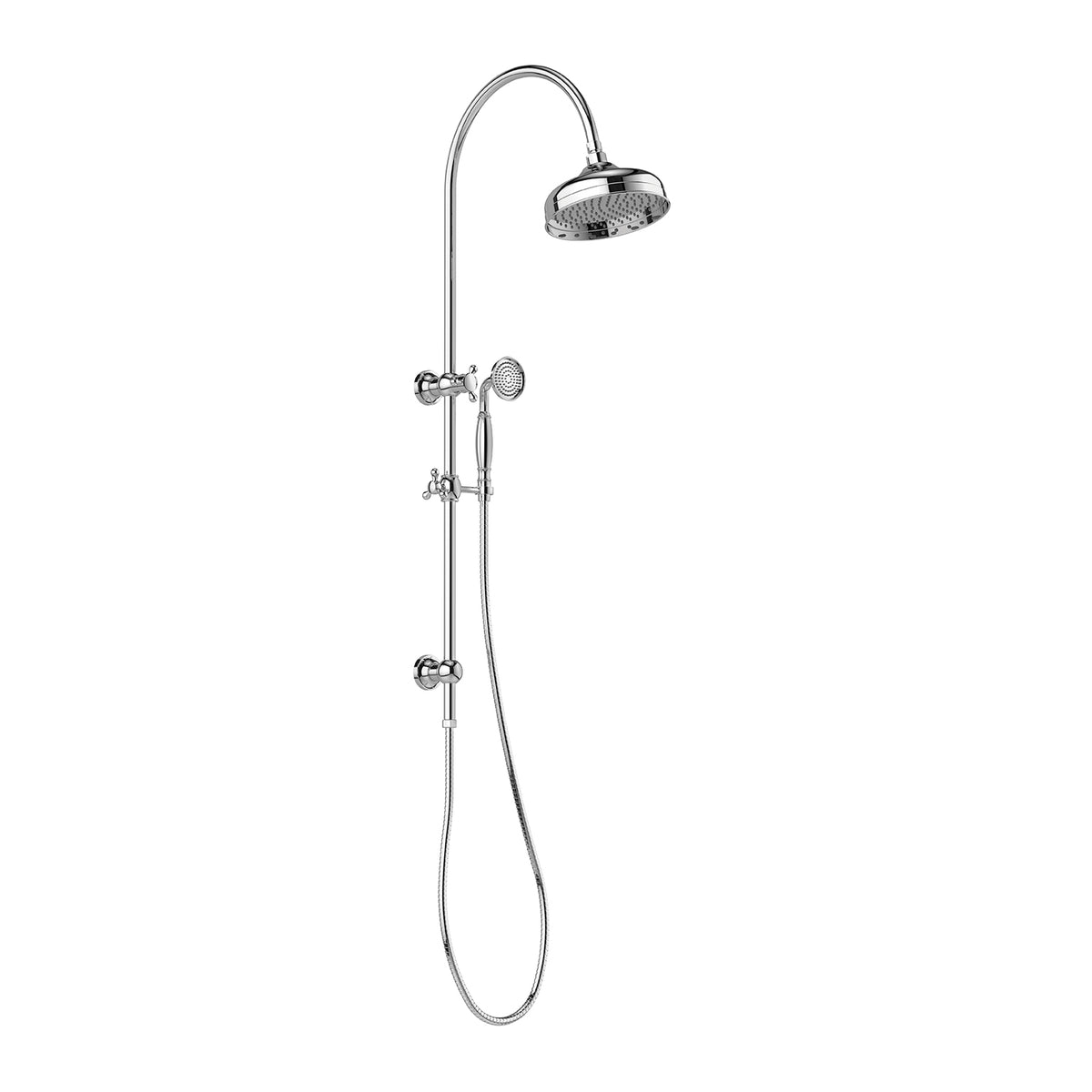 Phoenix Cromford Twin Shower 210mm Rose