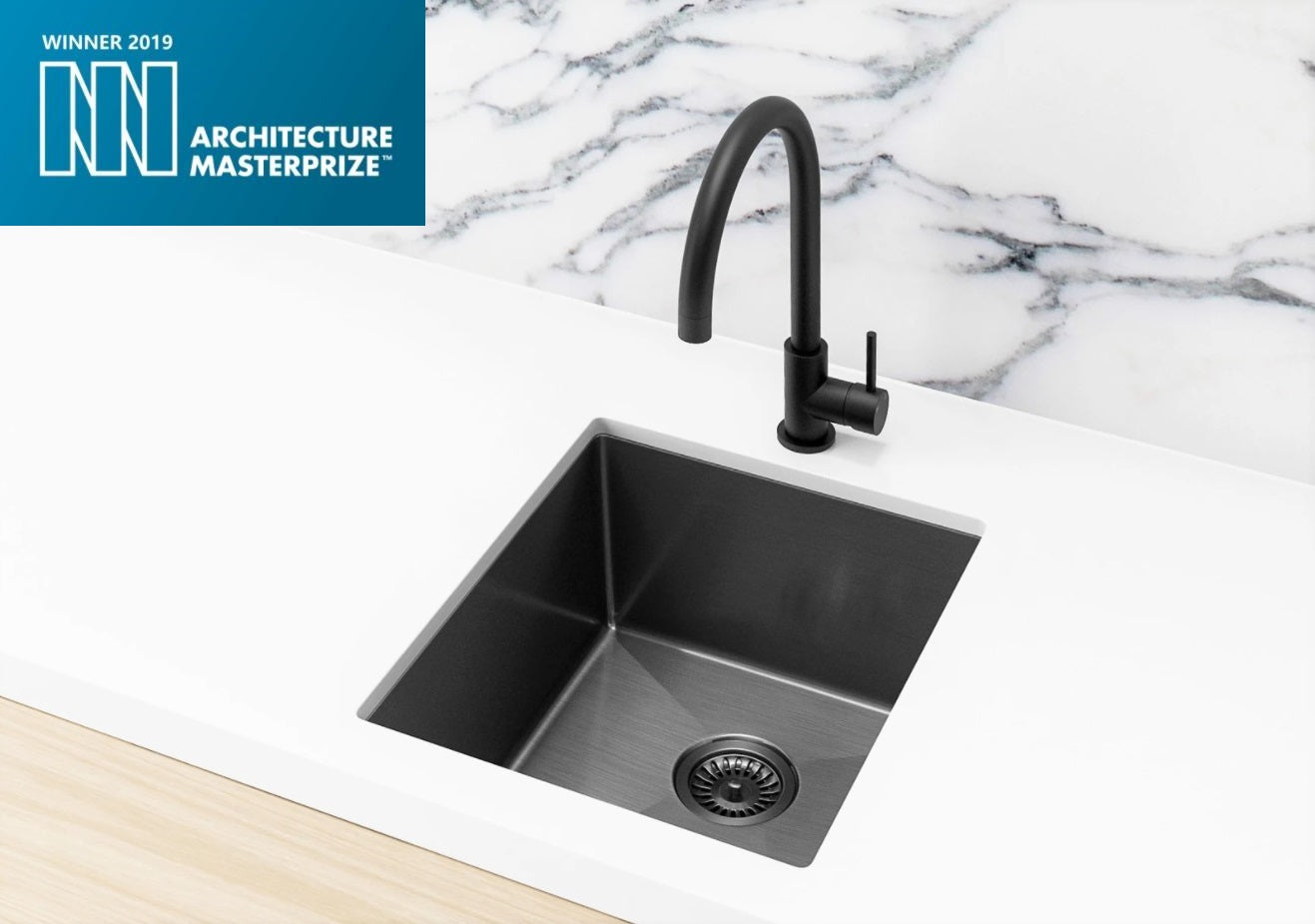 Meir Kitchen Sink Single Bowl 380 x 440