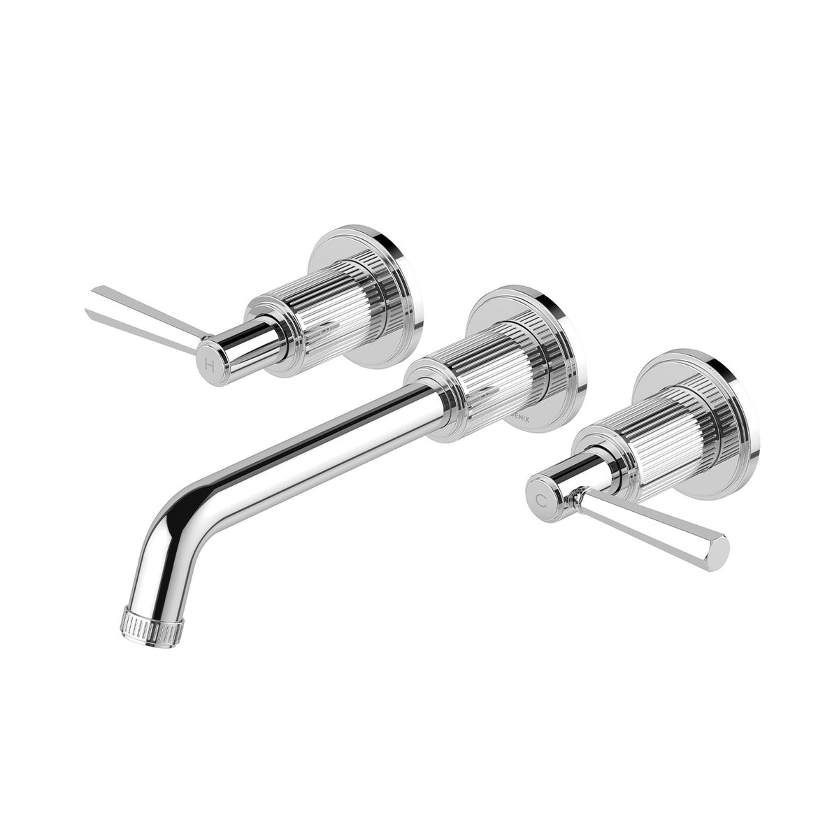 Phoenix Wiltern Wall Basin / Bath Tap Set 190mm – Lead Free