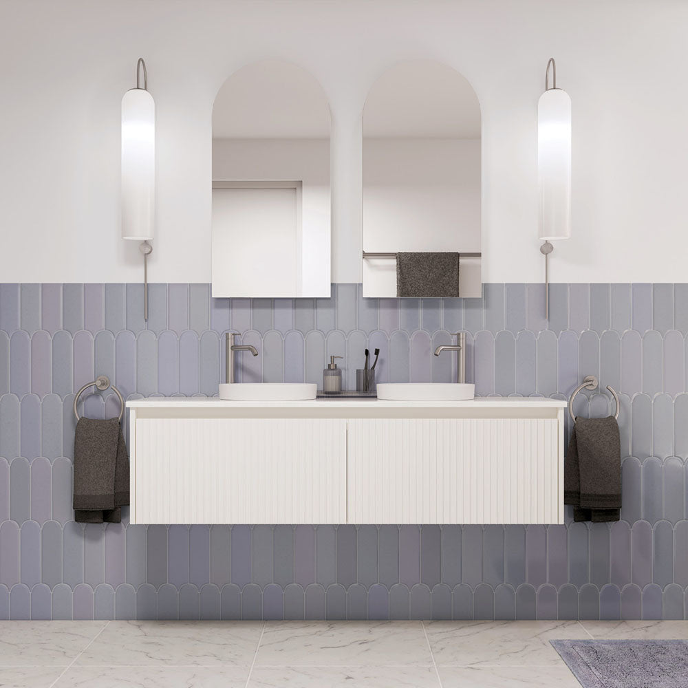 Fienza Alina Fluted Wall-Hung Cabinet 750 / 900 / 1200 / 1500 MM