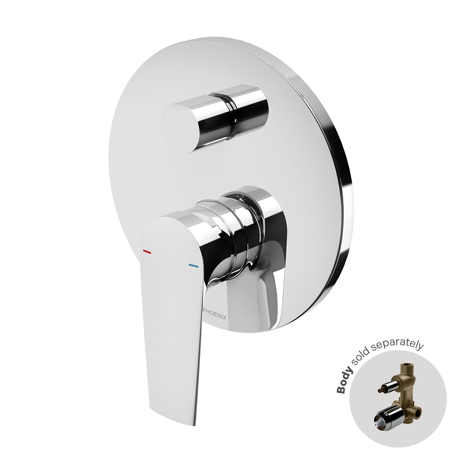 Phoenix Arlo Shower / Bath Diverter Mixer (Trim Kit Only)