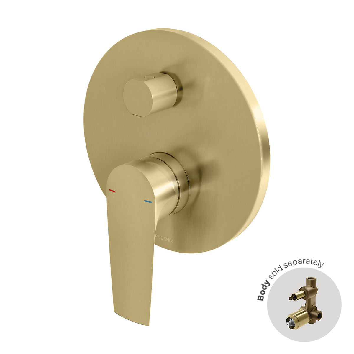 Phoenix Arlo Shower / Bath Diverter Mixer (Trim Kit Only)