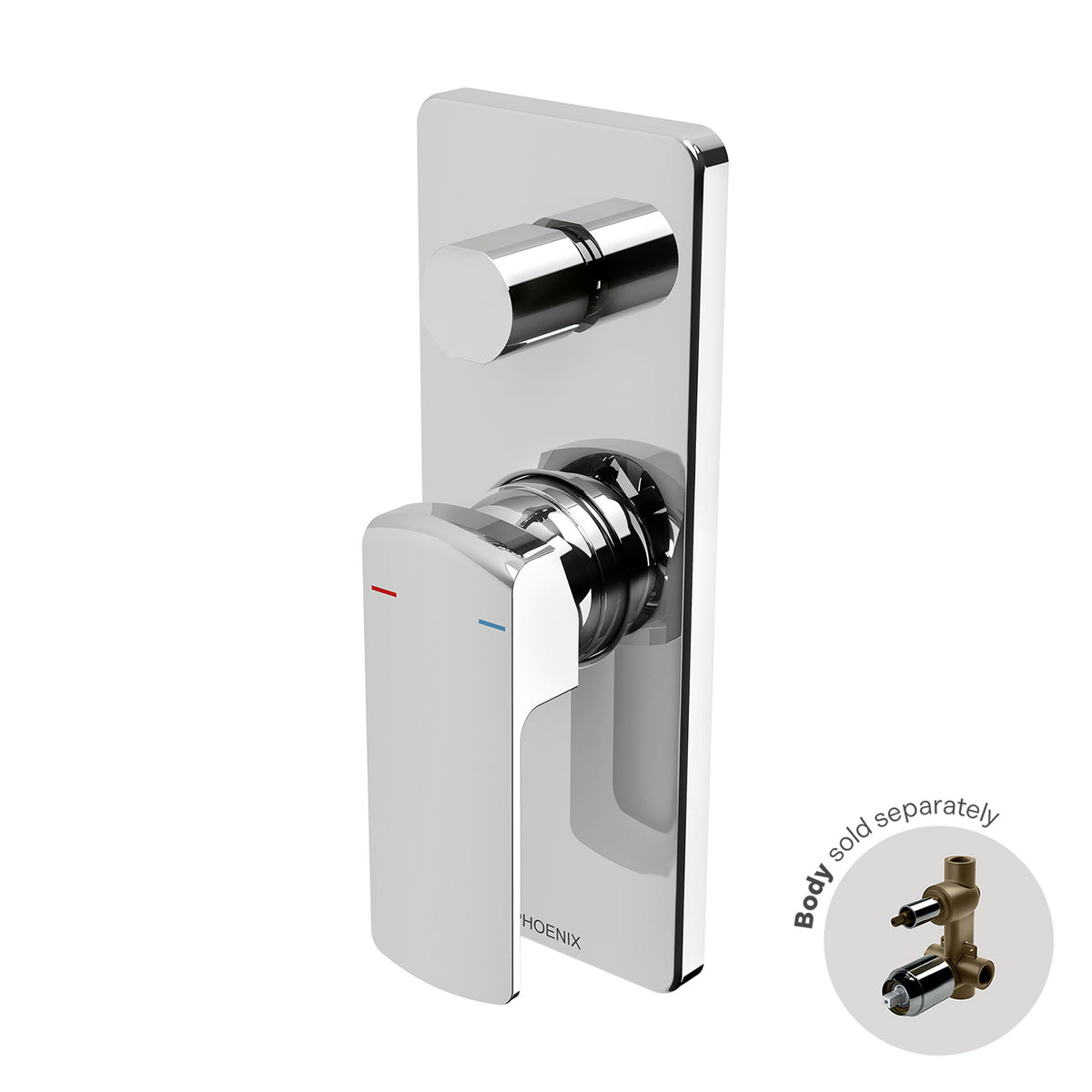 Phoenix Teva Shower / Bath Diverter Mixer (Trim Kit Only)