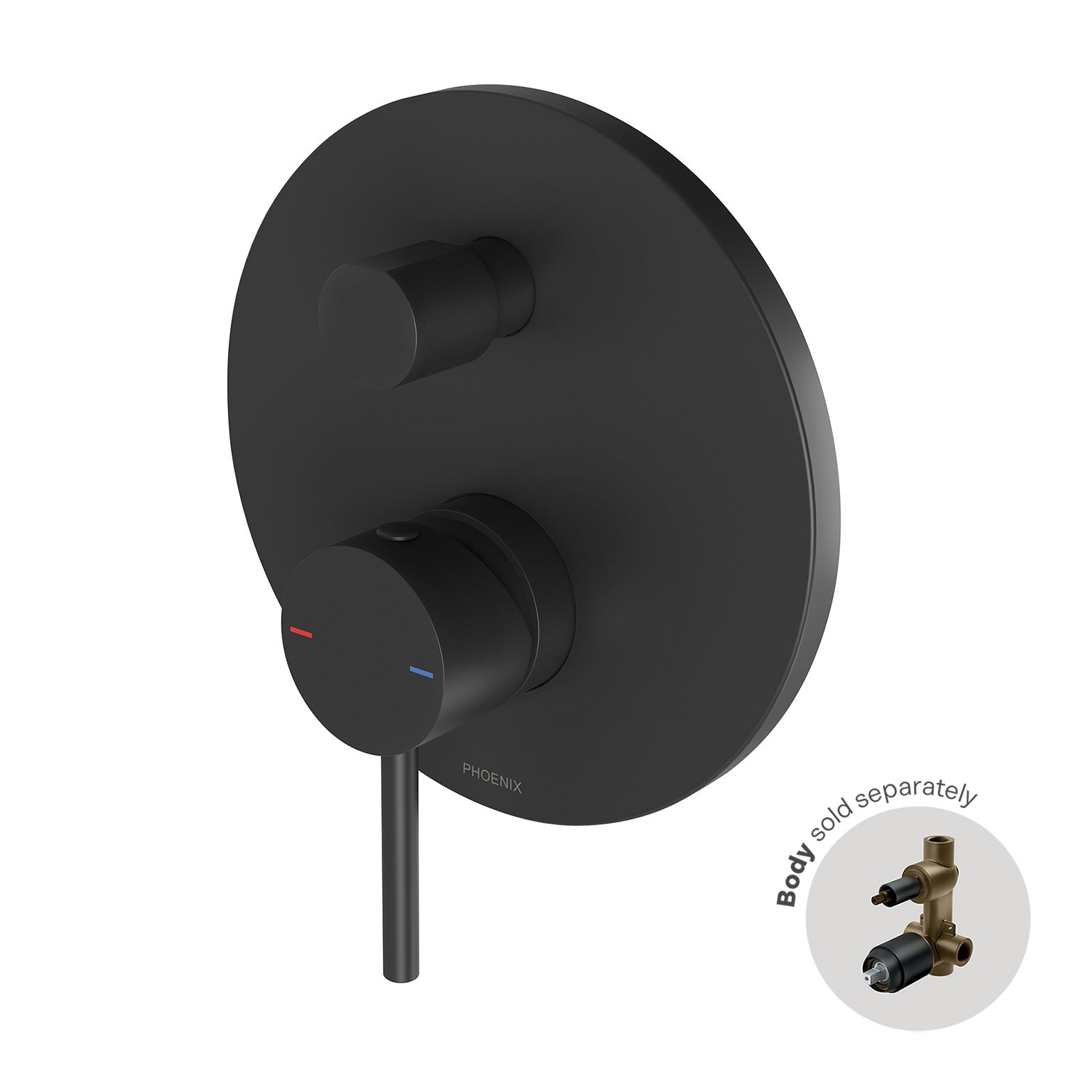 Phoenix Pina Shower / Bath Diverter Mixer (Trim Kit Only)