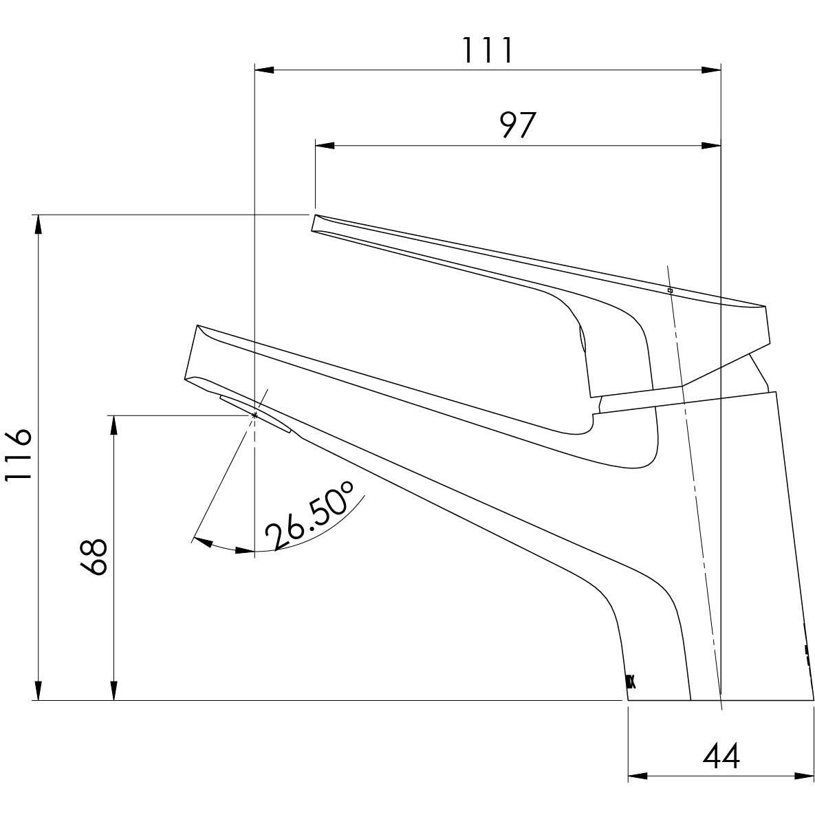 Phoenix Ivy MKII Fixed Basin Mixer – Lead Free