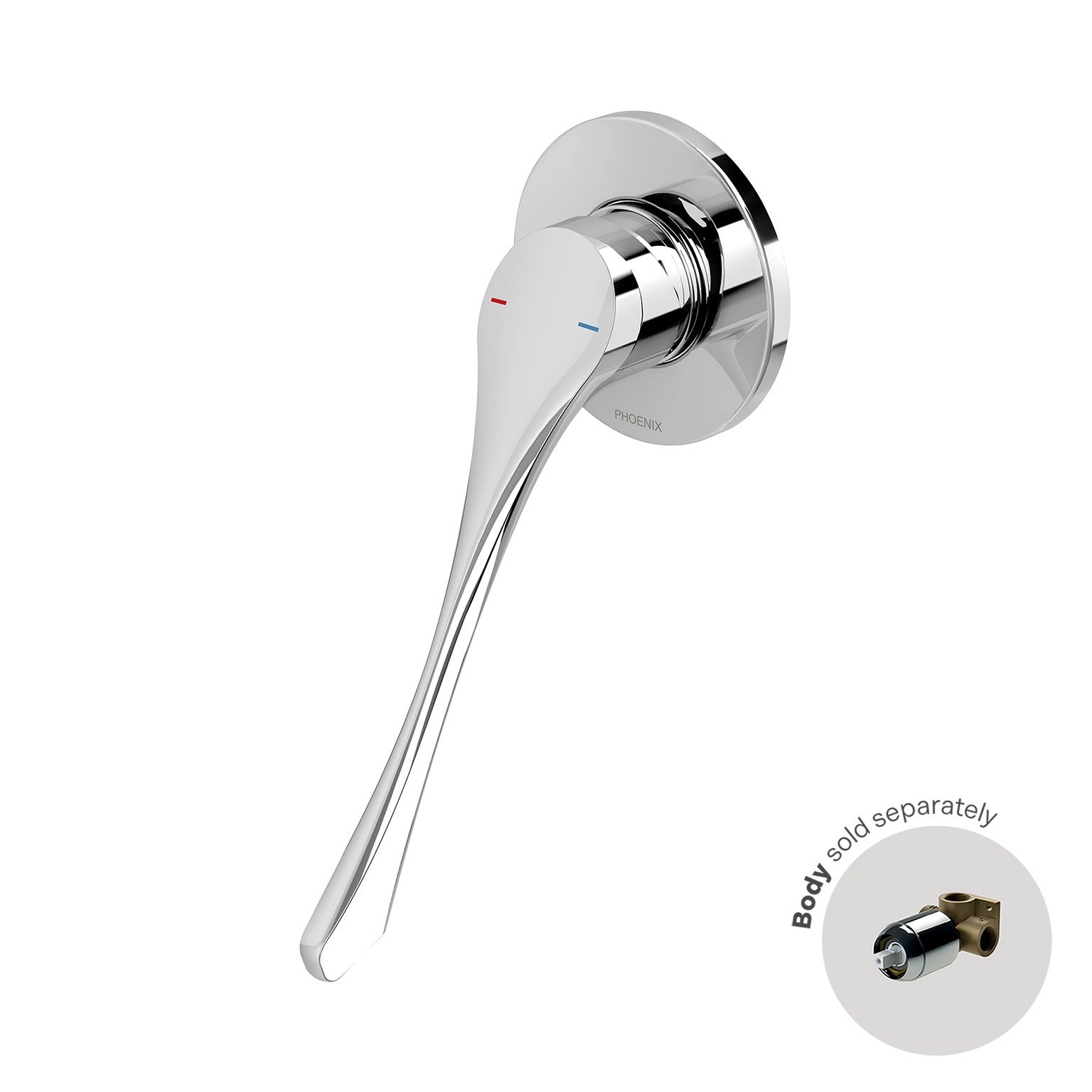 Phoenix Ivy MKII Extended Handle Shower / Wall Mixer Trim Kit