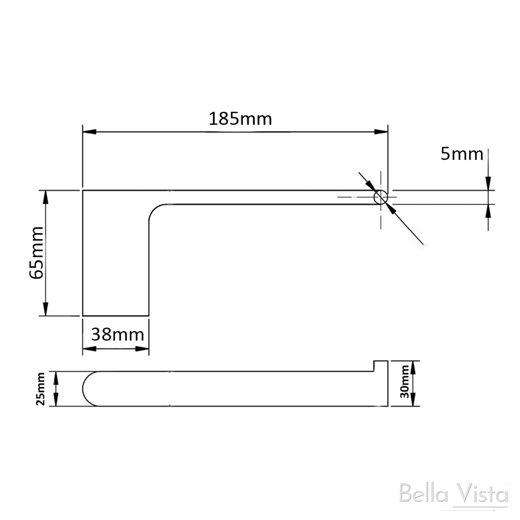 Bella Vista Supra Toilet Paper Holder