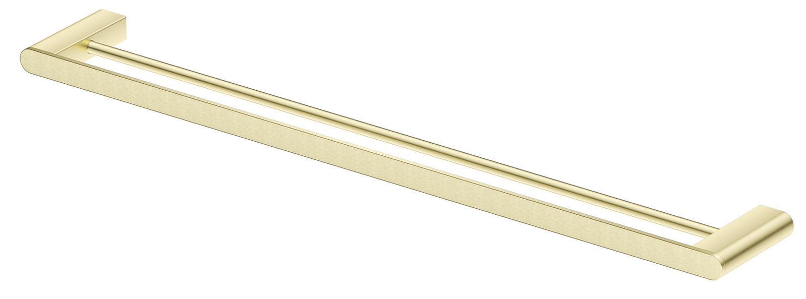 Bella Vista Supra Double Towel Rail - 600/800mm - French Gold
