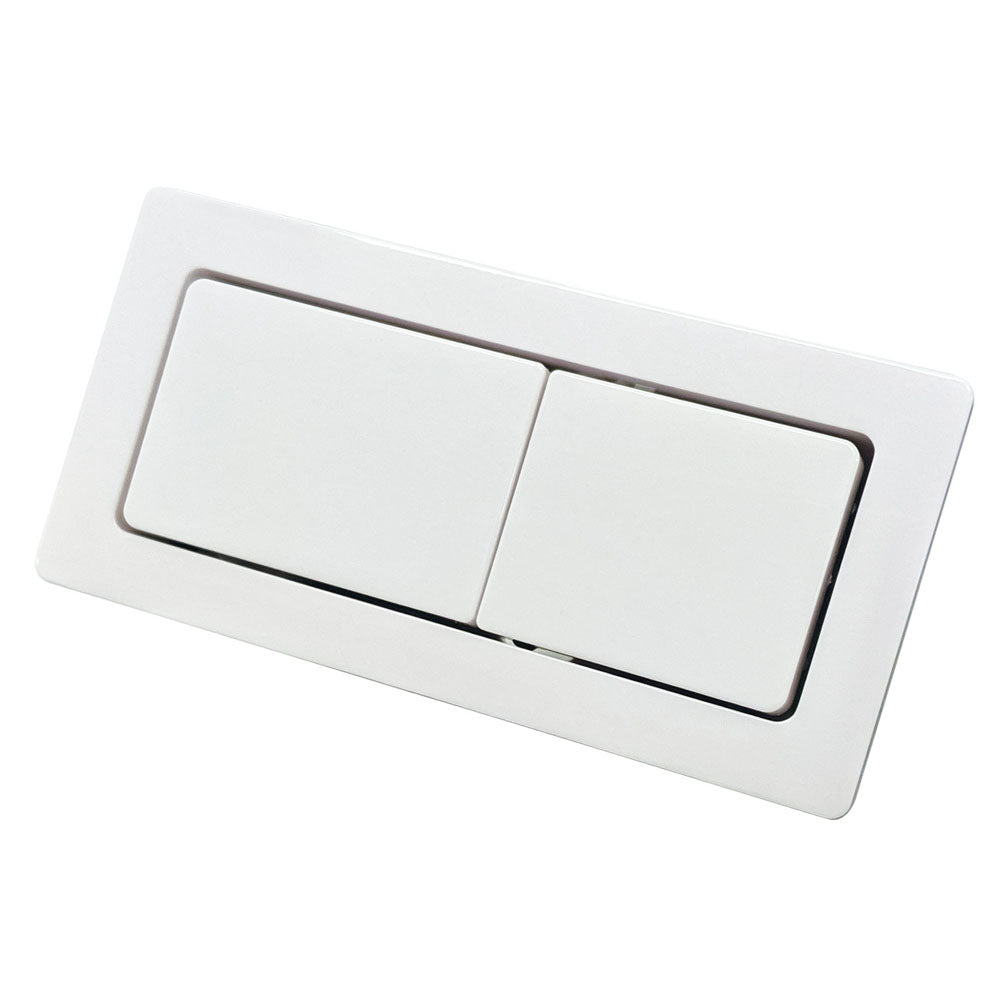 Fienza Back to Wall Toilet Flush Buttons - Gloss White