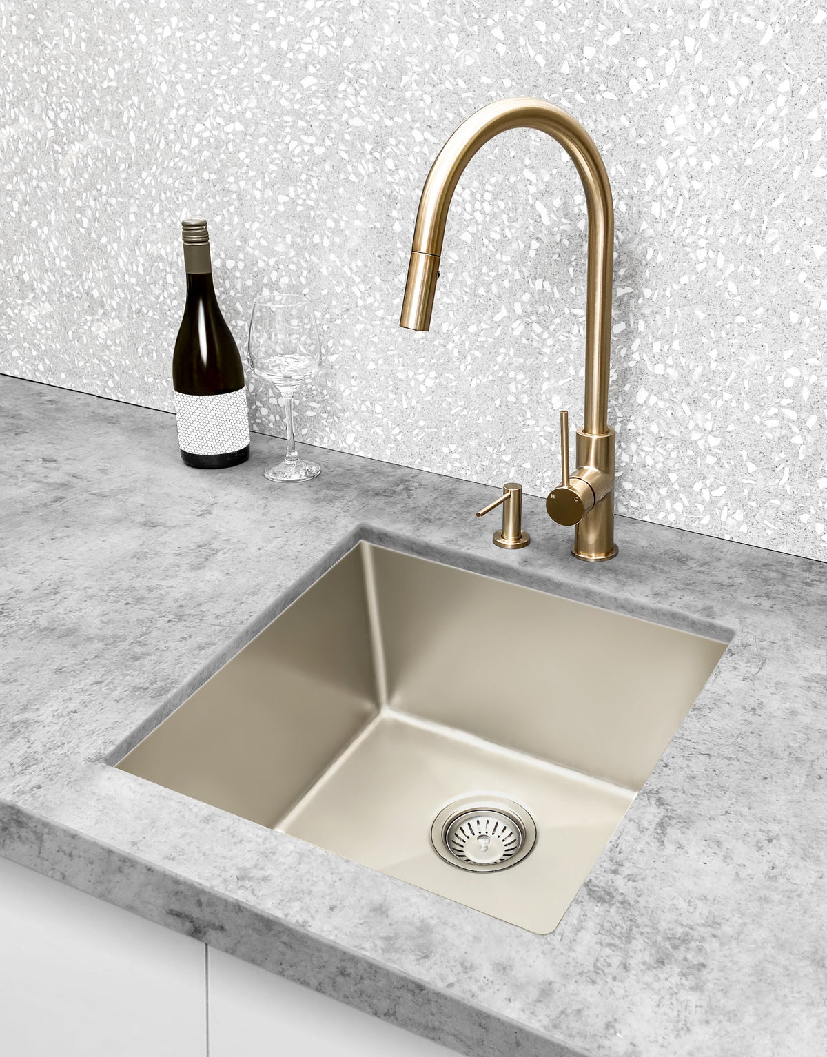 Meir Kitchen Sink Single Bowl 450 x 450