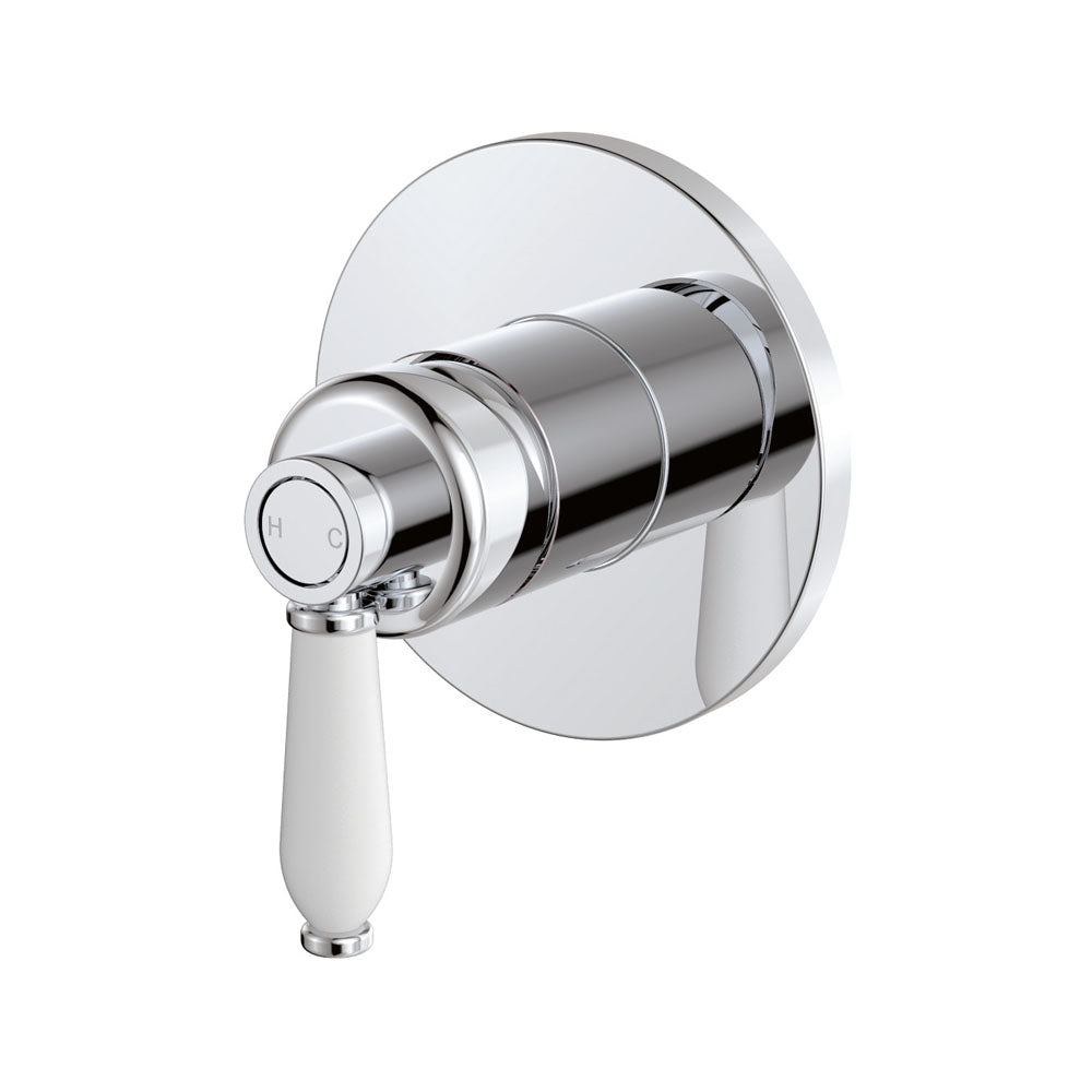 Eleanor Wall Mixer - Chrome / Ceramic