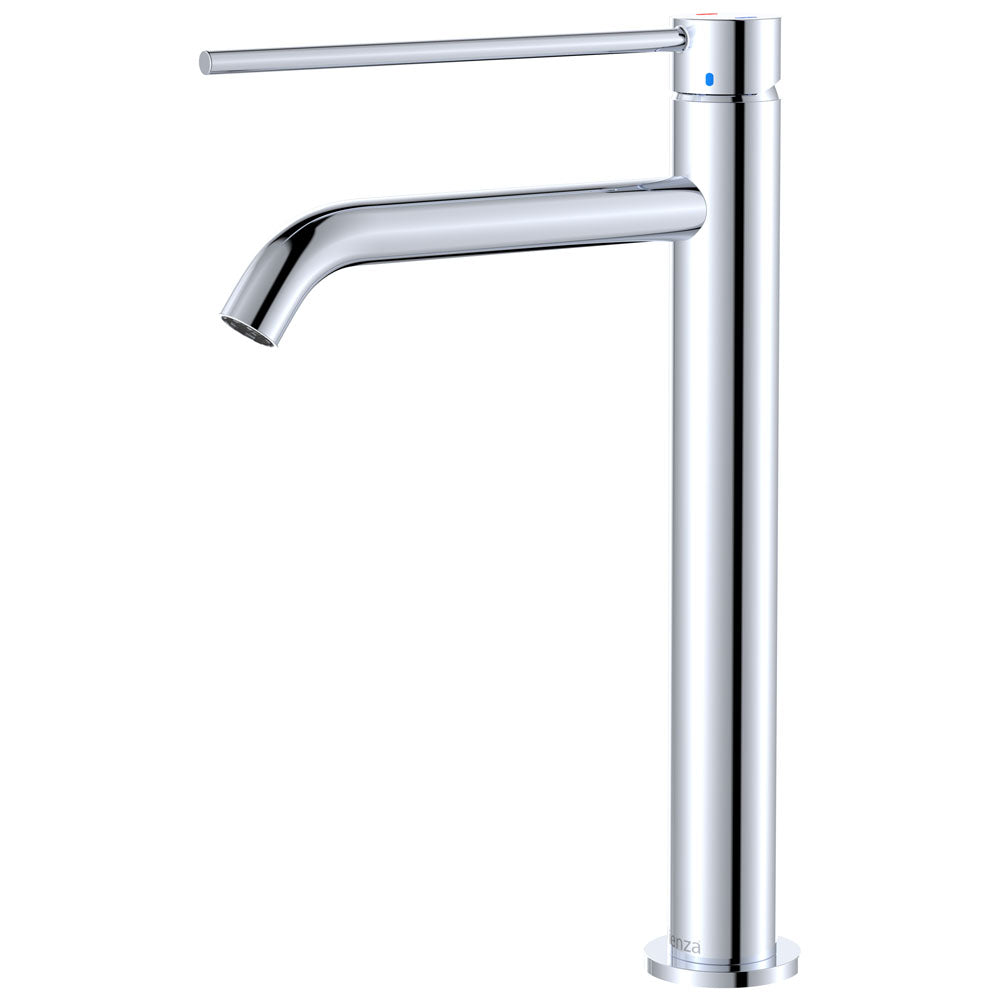 Kaya Care Tall Basin Mixer - Brushed Copper