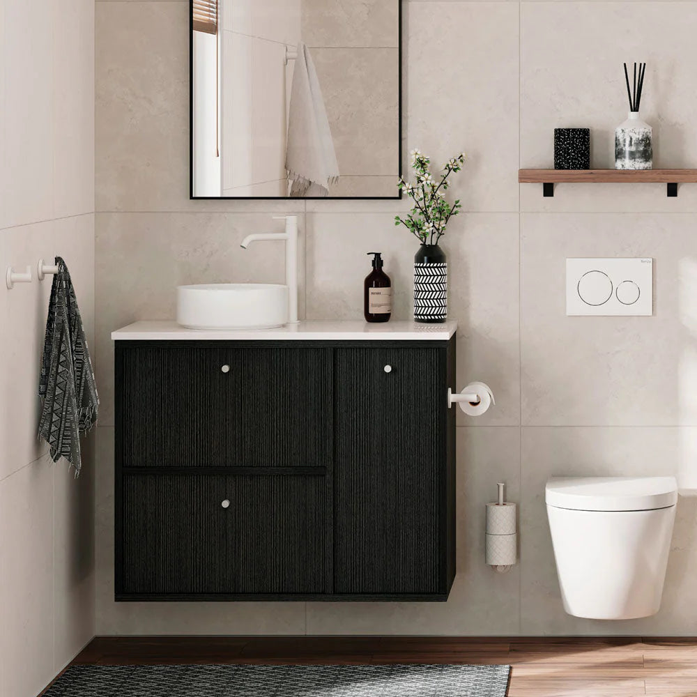 Fienza Kaya Bathroom 9 Piece Package – Matte White