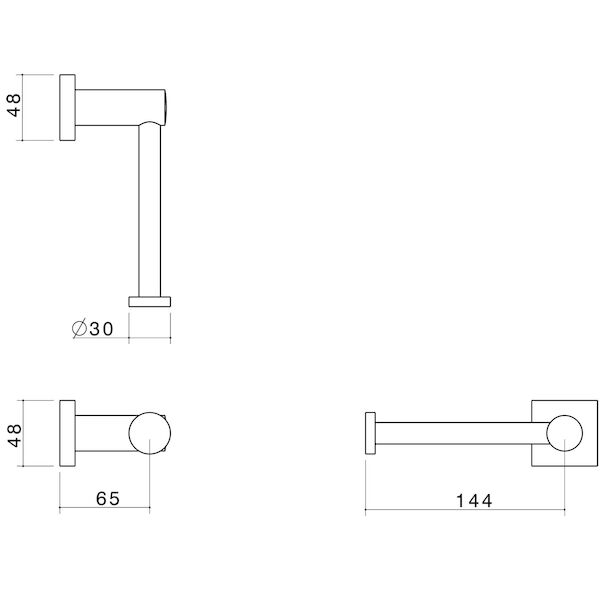 Dorf Enix Toilet Roll Holder
