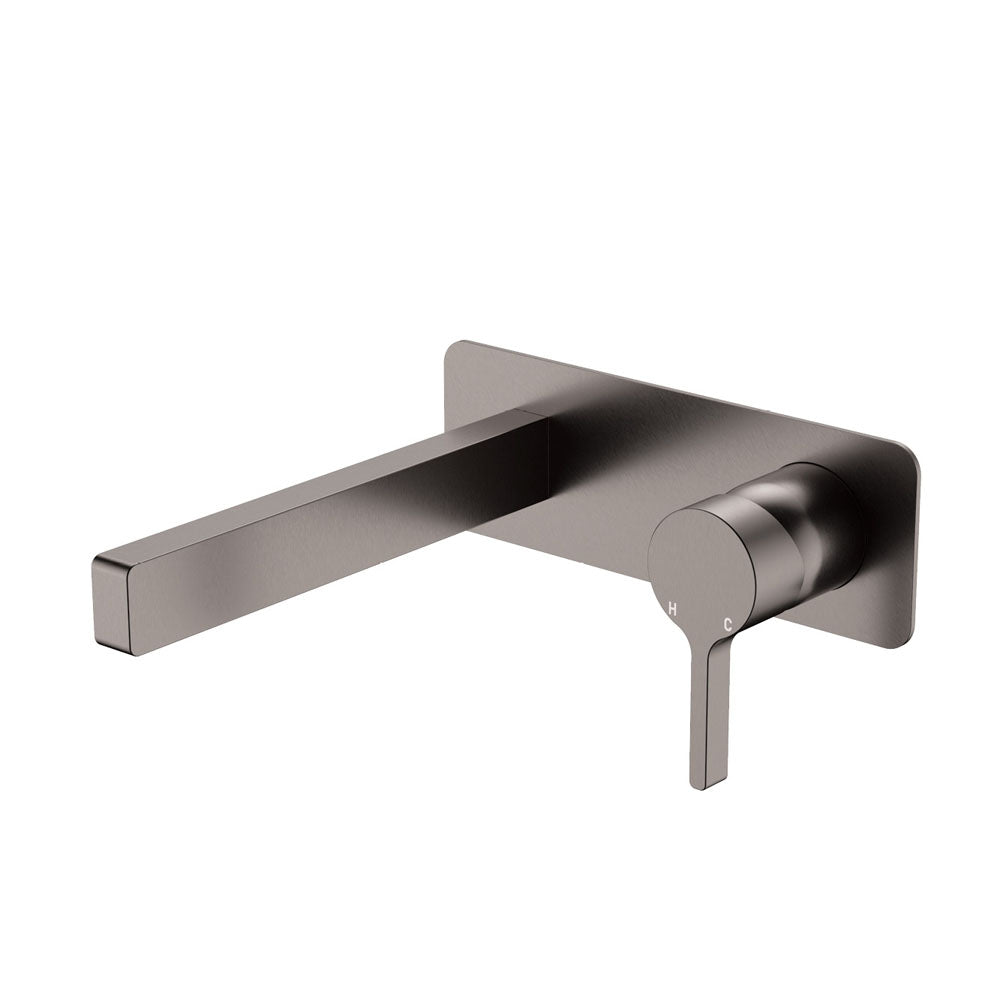 Sansa Wall Bath Mixer Set - Gun Metal
