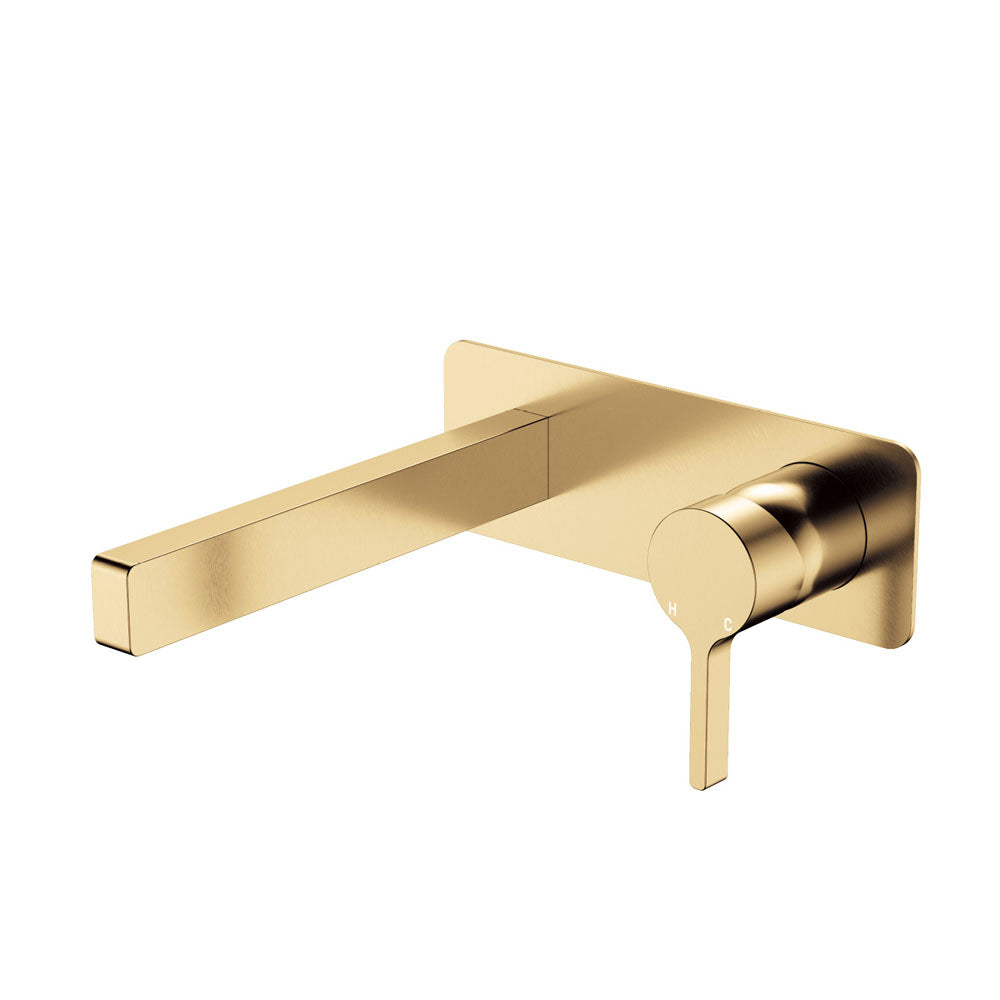 Sansa Wall Basin Mixer Set - Urban Brass