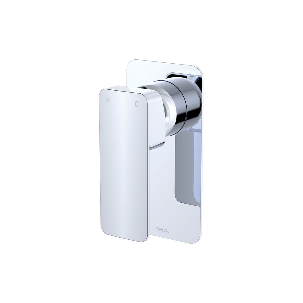 Tono Wall Mixer, Rectangular Plate - Chrome