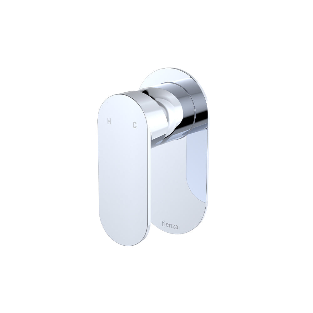 Empire Slim Wall Mixer, Oval Plate - Brushed Copper