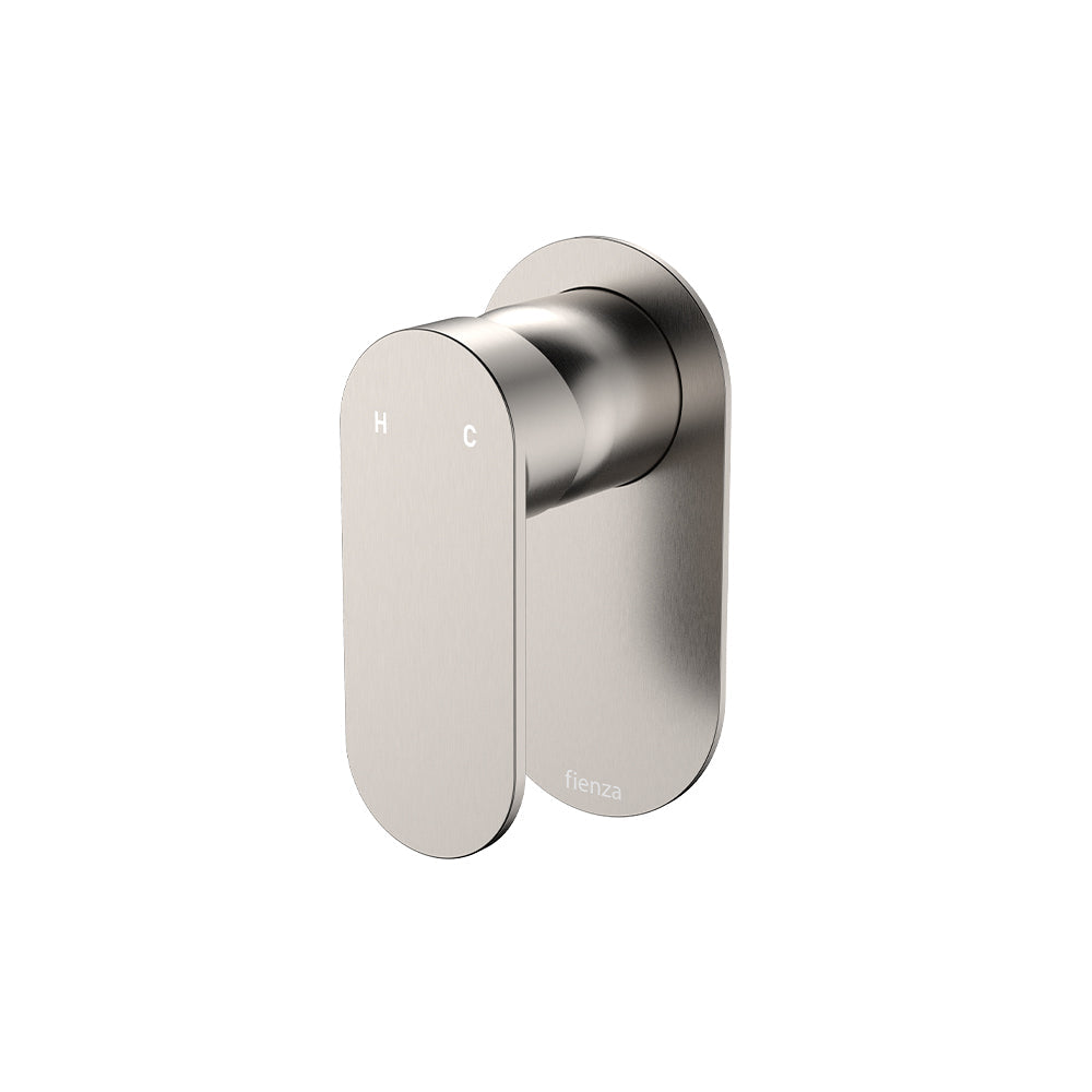 Empire Slim Wall Mixer, Oval Plate - Brushed Nickel