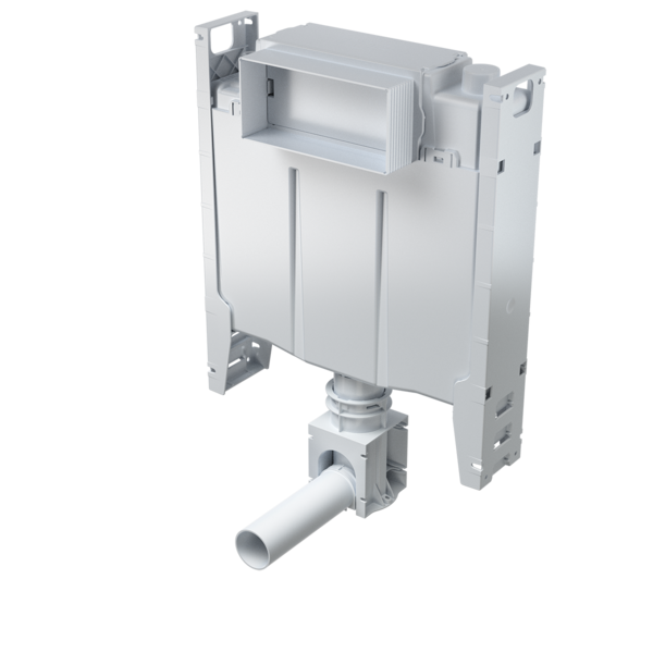 Caroma Invisi II 4.5/3L Cistern with Adjustable Flush Pipe